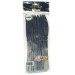 CUCHILLOS 10PCS 19CM, PP, ACRILICO