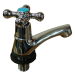 Llave sencilla lavamanos 1/2 pulg