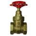 Llave de paso de bronce 3/4 pulg