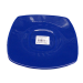 Plato te 16 cm cuad esmalte cobalto