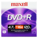 DVD+R Slim 16X Caja 5mm Disco Versatil Digtal Maxell